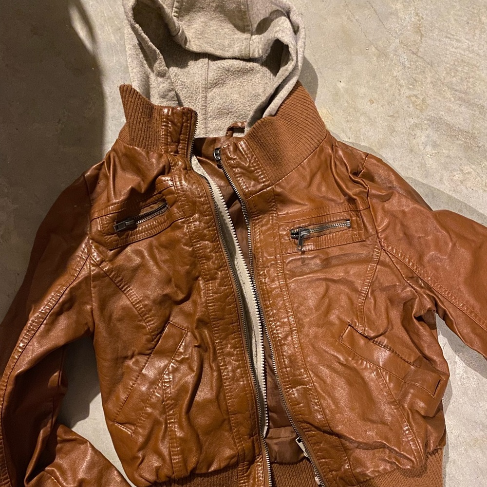 Faux Leather Jacket